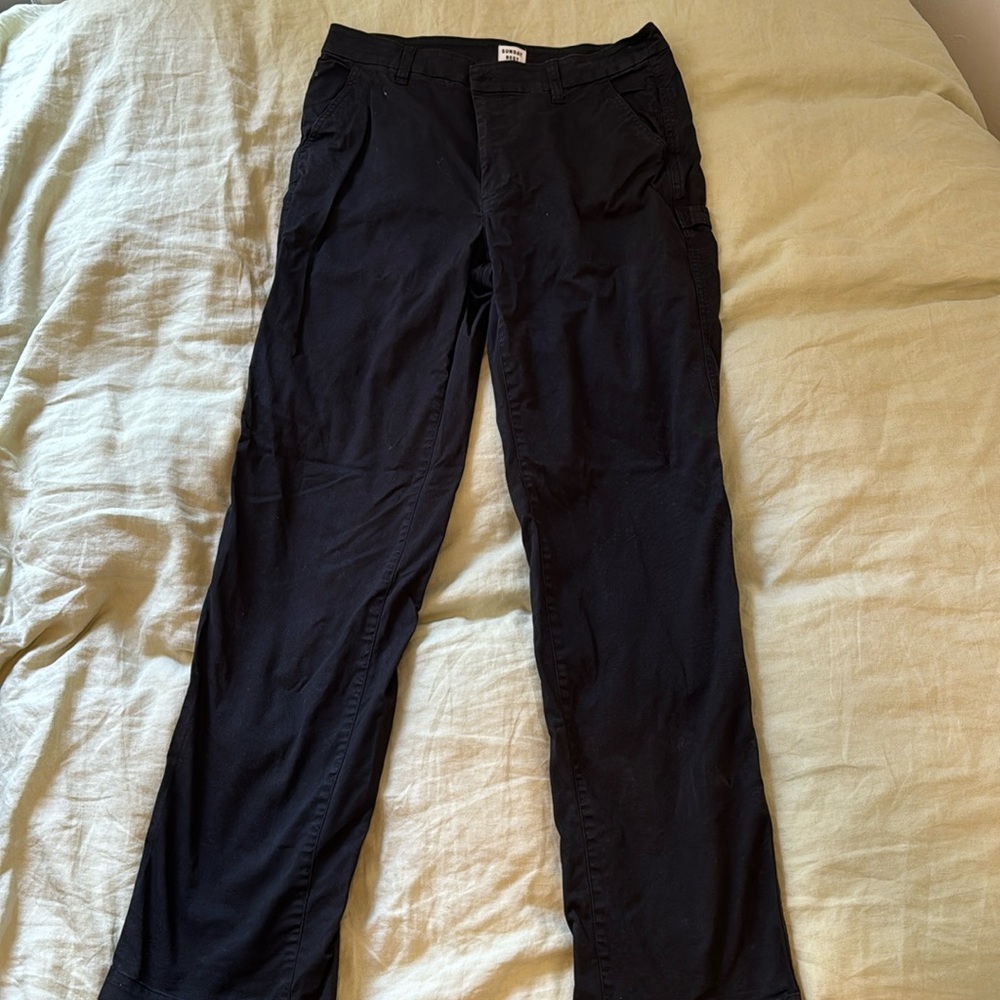 Aritzia Sunday Best Black Cargo Pants